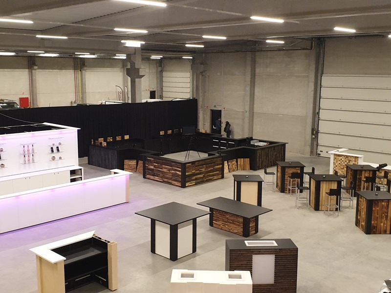 Event met modulaire bar systemen